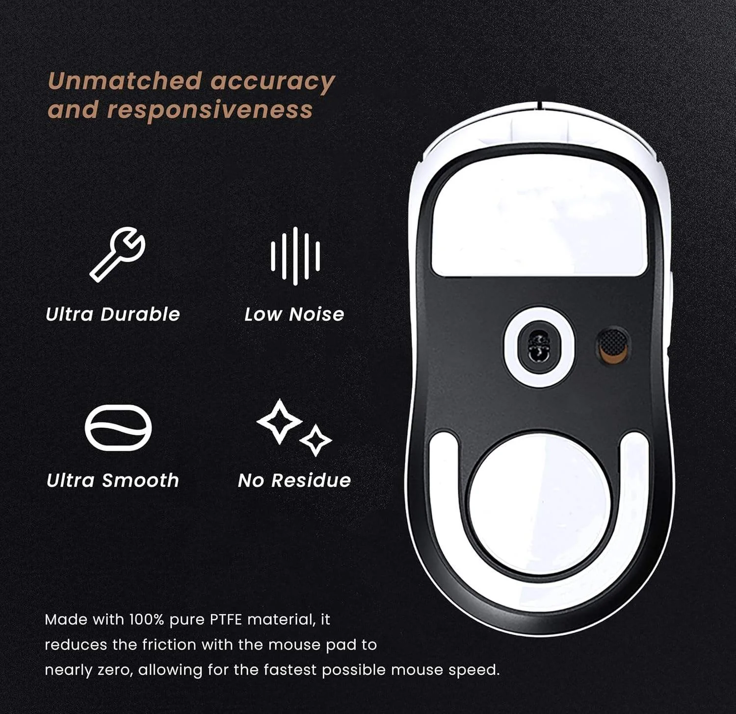 Глайди PTFE для Logitech G Pro X Superlight 2 (зразок)